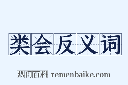 类会反义词是什么意思的图片
